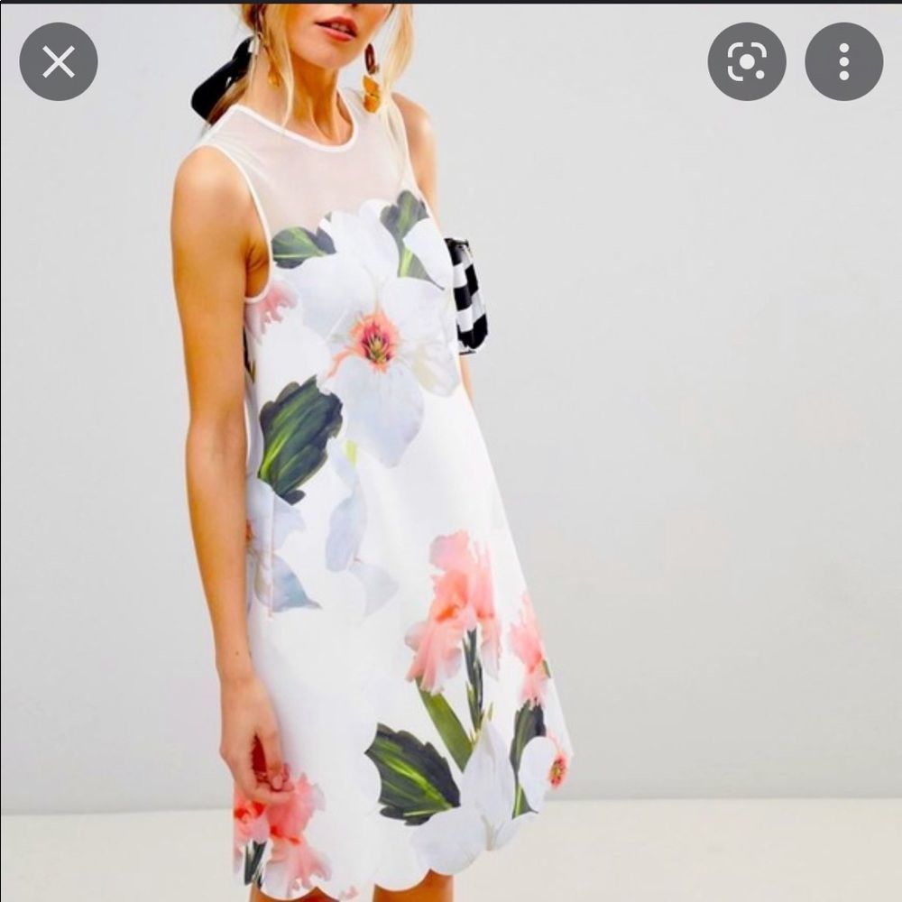 Ted Baker Caprila Mini Dress in Chatsworth Floral 8